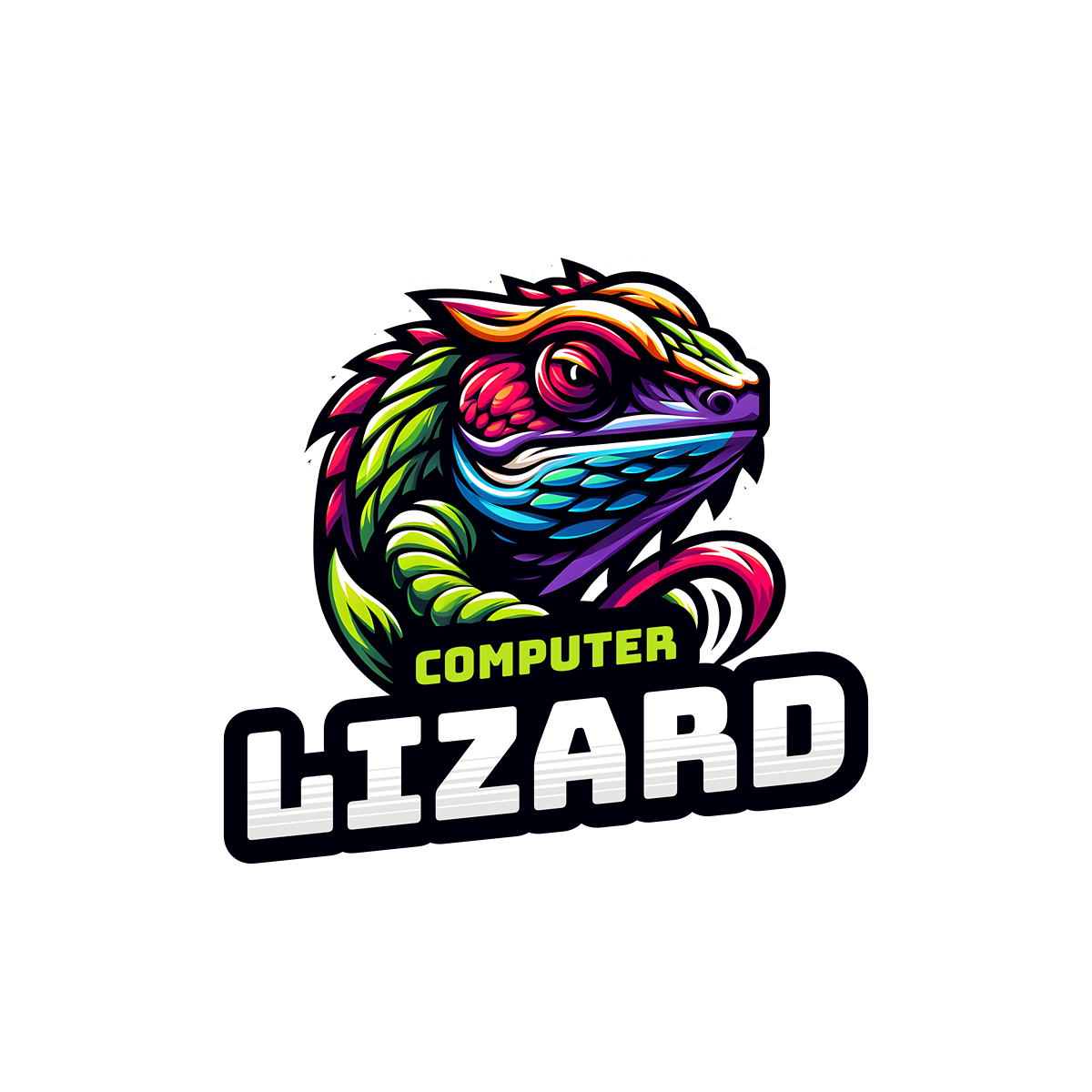Computer Lizard Logo